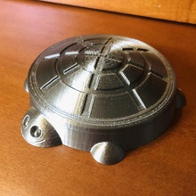 caixa areia tartaruga Toque brinquedo vintage desktoy 3d print model - Mito3D