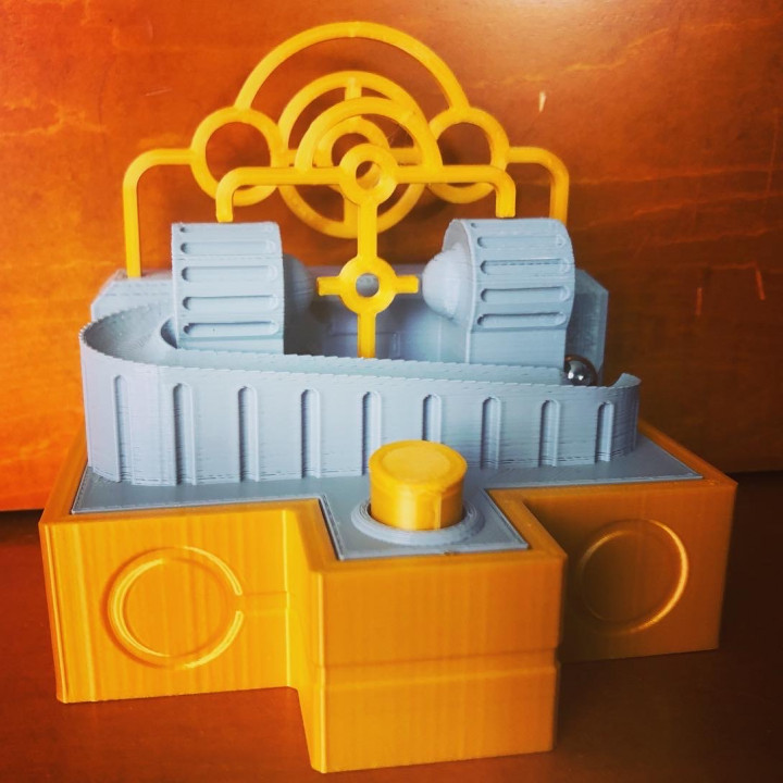 portal marble toys & games game mechanical toy mechanism desktoy marblerun marbletoy 3D print model - Mito3D
