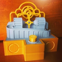 portal marble toys & games game mechanical toy mechanism desktoy marblerun marbletoy 3d print model - Mito3D