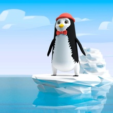 pingüino 3d personaje 3dprinting 3dmodeling 3donline 3d print model - Mito3D