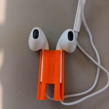 apple earbuds holder ohuf earbuds earbuds holder 3d print model - Mito3D