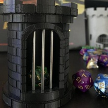 Würfel Gefängnis Tischplatte Zubehör Drachen Dungeons Rollenspiel dnd 3d print model - Mito3D