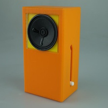 transforming hidden speaker gadgets & electronics amplifier competition stereo kitronik 3d print model - Mito3D