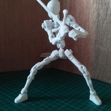 action figure frame ver01 action joint articulated actionfigure balljoint