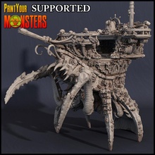 shrimp ship tabletop game monster pirate rpg undead warhammer miniature d&d dnd emmanuel pathfinder lepas printyourmonsters 3d print model - Mito3D