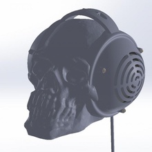 skull stereo kitronik's stereo amplifier