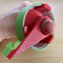 24 mm Maskierung Band Spender magnetisch montieren Finger Loch 3d print model - Mito3D