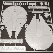 milenio halcón equipo tarjeta modelo película Embarcacion guerra Galaxias vehículo montaje necesario millenniumfalson 3d print model - Mito3D