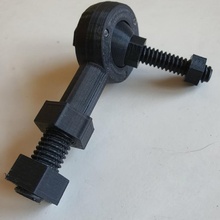 heim rod flexible engineering automotive connection 3d print model - Mito3D