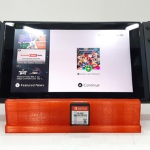 Nintendo interruptor doca bandeja jogos prateleira aparelhos eletrônicos suporte monte phone ficar pé videogame tábua base cobrando jogador 3d print model - Mito3D