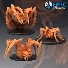 Riese Spinne einstellen Spinnentier Critter Tischplatte Sammlung Fantasie Wald mittelalterlich Monster Kriegshammer böse Feind Höhle dnd Pfadfinder prg 3d print model - Mito3D