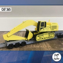 gatto 365 escavatore 1 64 scala negozio camion bruco scavare scavatrice semi 3d print model - Mito3D