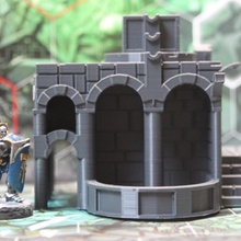 sacrificale altare edifici medievale miniature rpg terreno giochi guerra warhammer 3d print model - Mito3D