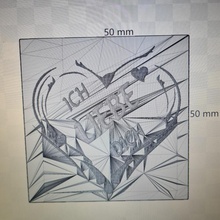 kabile kalp Kutu 3d print model - Mito3D
