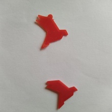 origami bird jewelry birds 3d print model - Mito3D