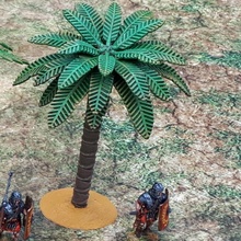 28mm modular palm trees - pack store desert terrain tree wargames tabletop jungle 6mm 10mm 15mm palmtree scenic oasis miniature 3d print model - Mito3D