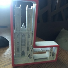 Londra batı bakan manastır köprü Batı bakanı 3d print model - Mito3D