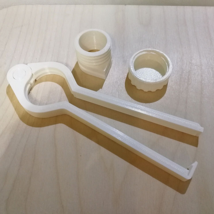 bag clip screw 3D print model - Mito3D