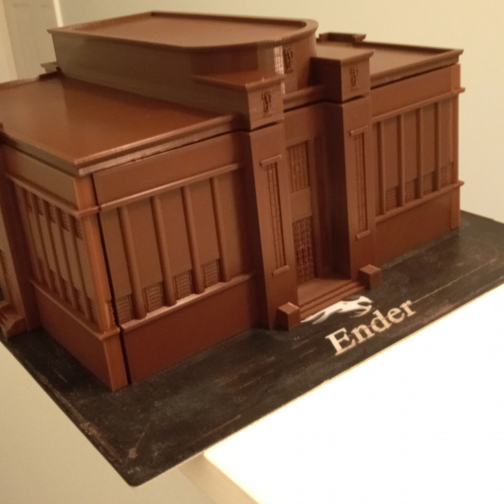 art déco boîte museu zoroastro Artiaga goiania goias Brésil musée Déco 3D print model - Mito3D