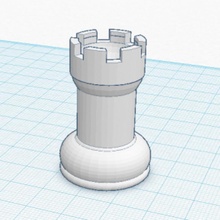 torre scacchi pezzo 3d print model - Mito3D