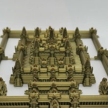 angkor wat Cambogia antico architettura tempio tomba Asia punto riferimento buddista rovine asiatico miniworld miniworld3d angkorwat siemreap 3d print model - Mito3D