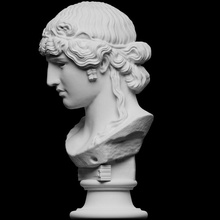 antinous mondragone scan sculpture marble louvre masterpiece apollo male cult colossal borghese dionysus ideal modragone 3d print model - Mito3D