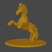 incubo cavallo demone animale bestia 3d print model - Mito3D