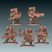 imperial dwarfs bundle store 40k guard warhammer miniature dwarf tabletop infantry wargame squat militarum imperium guardsman 3d print model - Mito3D