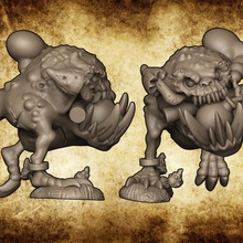 mushboom4 tabletop goblin monster warhammer miniature wargame warhammer40k 3d print model - Mito3D
