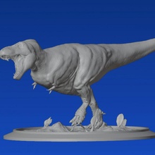 tiranosaurio rex dinosaurio t prehistórico carnívoro terópodo demandar 3d print model - Mito3D