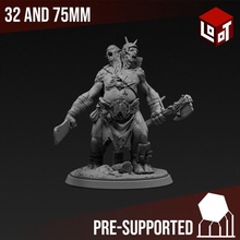 ettin - mad mage's experiments - loot studios store epic fantasy game hero mini rpg miniature boardgame dungeonsanddragons tabletop ogre wargame d&d loot role-playing ettin