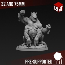 girallon - mad mage's experiments loot studios store epic fantasy game hero mini monkey rpg miniature boardgame dungeonsanddragons roleplaying tabletop wargame d&d 3d print model - Mito3D