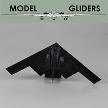 b2 stealth bomber glider powered elastic band toys & games fun plane outdoors flying gliders stealthbomber 3d print model - Mito3D