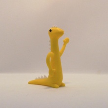 Prickeln Karikatur Dinosaurier gumby 3d print model - Mito3D