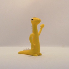 prickle cartoon dinosaur gumby 3d print model - Mito3D