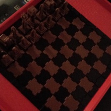 entrelazado ajedrez tablero juegos viaje 3d print model - Mito3D