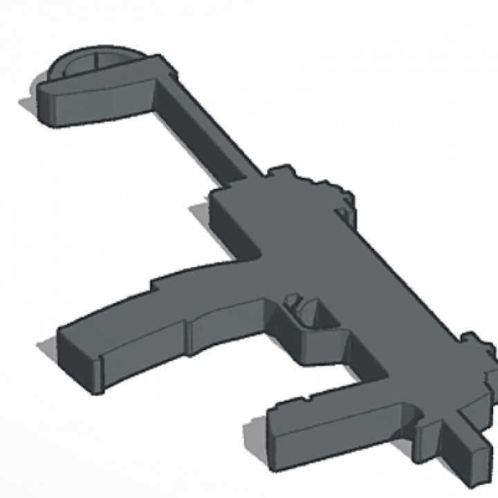 mp7 smg 3D print model - Mito3D