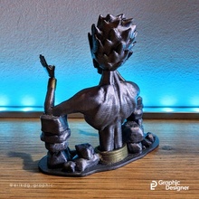 fantasía Dios busto Egipto estatua personaje 3dmodel 3dcharacter 3dbust 3d print model - Mito3D