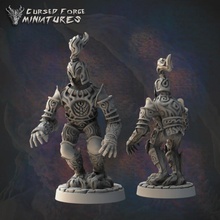 pre-supported animated armor tabletop dragons dungeons miniatures rpg d&d dnd curse strahd 3d print model - Mito3D