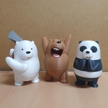 desnudo osos panda webarebears oso hielo grizz 3d print model - Mito3D