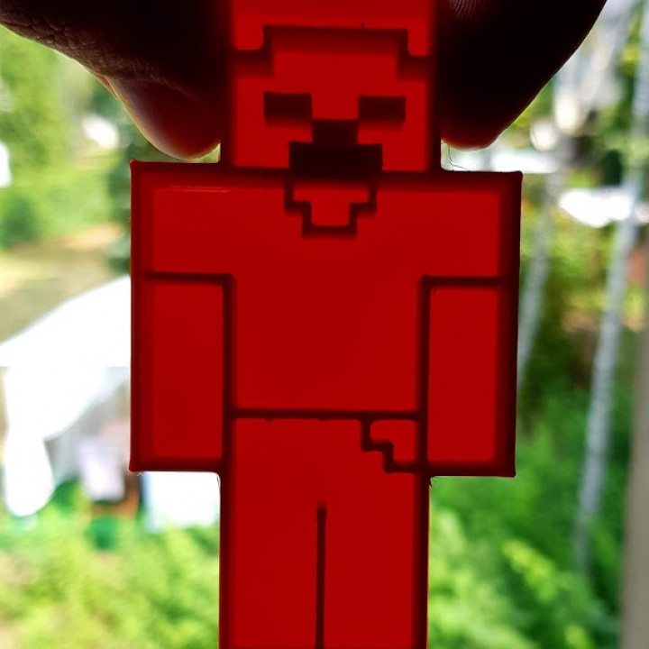 Minecraft kurabiye kesici 3D print model - Mito3D