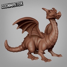 snoot - dragon tabletop creature dinosaur fantasy pet rpg wargaming miniature trex basilisk raptor dnd wyvern pathfinder kobold 3d print model - Mito3D