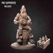 pirate musician tabletop hero character miniature patreon d&d npc crew supported 3d print model - Mito3D