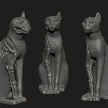 Schrödingers Katze Halloween Remix stw 3d print model - Mito3D