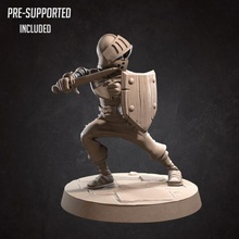 young squire tabletop pirate miniature boardgame kid patreon d&d npc crew 3d print model - Mito3D