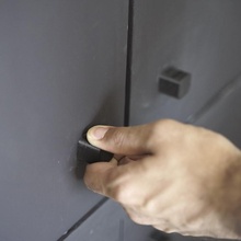 door knob furniture handle knobs screw doorhandle 3d print model - Mito3D