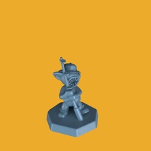 lutin pêcheur pêche miniature jeu plateau jouer rôle barre 3d print model - Mito3D