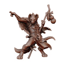 gnoll tavolo draghi dungeon fantasia warhammer miniatura dnd iena poggio 3d print model - Mito3D