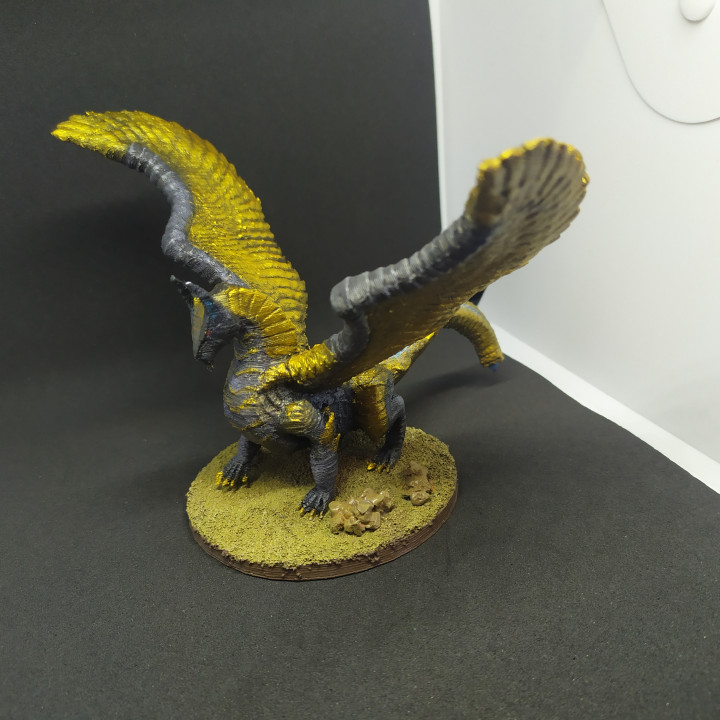 nefu garumudo ventilador Arte Desierto continuar Egipto egipcio miniaturas mitología rpg esfinge anubis mesa dnd monstruo cazador 3D print model - Mito3D