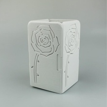 rose tealight candle holder & garden dinner light romantic 3d print model - Mito3D